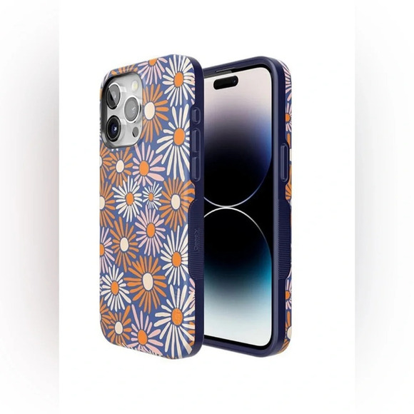 Casely Spring Forward Daisy Floral Case for iPhone 13 Pro blue flowers - Picture 2 of 8
